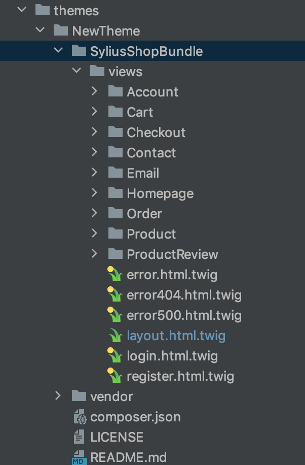 New theme